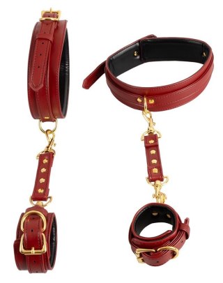 Kajdanki na uda i nadgarstki - Bad Kitty Hand/Leg Restraints