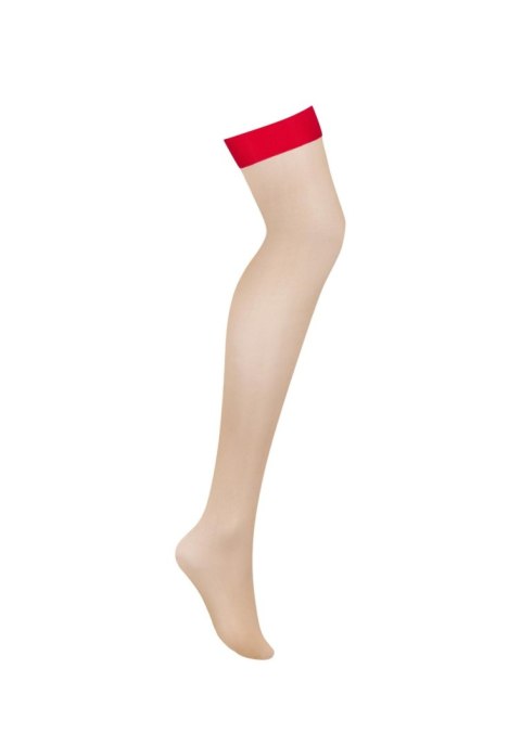 Obsessive - Pończochy - S814 pończochy czerwone S/M Obsessive - Pończochy - S814 pończochy czerwone S/M