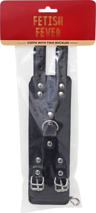 Kajdanki - Fetish Fever - Cuffs with two buckles - Black