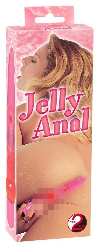 Wibrator analny - Jelly Anal Pink Wibrator analny - Jelly Anal Pink