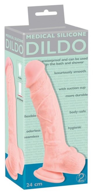 Dildo - Medical Silicone 24 cm