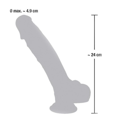 Dildo - Medical Silicone 24 cm Dildo - Medical Silicone 24 cm