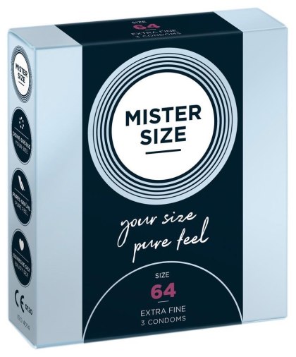 Prezerwatywy - Mister Size 64mm - 3 szt.