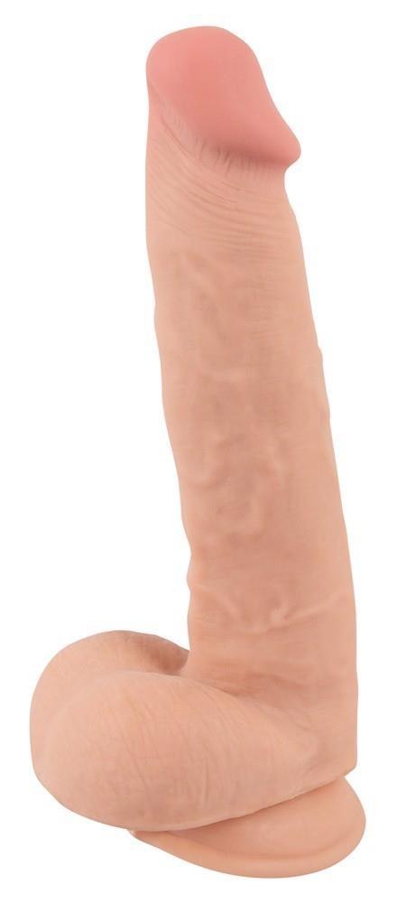 Dildo z ruchomą skórą 24,7 cm - Nature Skin Dildo z ruchomą skórą 24,7 cm - Nature Skin