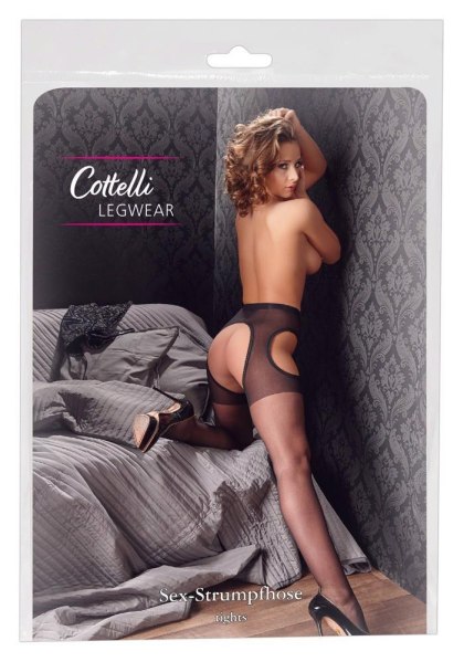 Rajstopy - Sex Tights black S/M