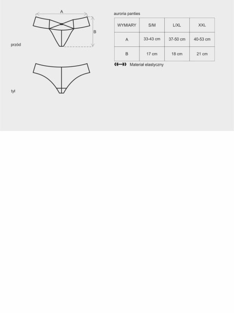 Obsessive - Figi - Auroria figi S/M Obsessive - Figi - Auroria figi S/M