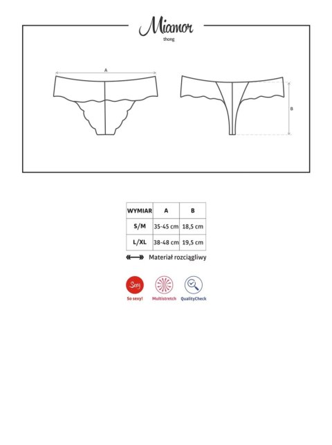 Obsessive - Stringi - Miamor stringi S/M Obsessive - Stringi - Miamor stringi S/M