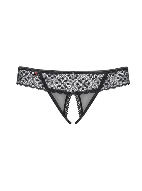 Obsessive - Stringi - Shibu stringi otwarte czarne L/XL Obsessive - Stringi - Shibu stringi otwarte czarne L/XL
