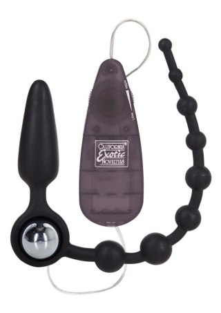 Korek i pręt analny 2w1 - Booty Call Booty Double Dare Black