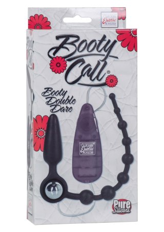 Korek i pręt analny 2w1 - Booty Call Booty Double Dare Black