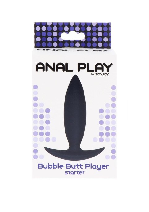 Korek analny - Bubble Butt Player Starter Black Korek analny - Bubble Butt Player Starter Black