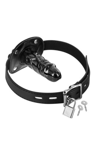 Knebel - GAG WITH BIG DONG BLACK (Size: T2)