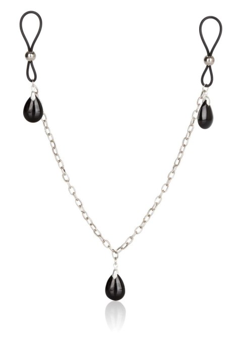 Biżuteria na sutki - Nonpierce Nipple Chain Jewelry Black Biżuteria na sutki - Nonpierce Nipple Chain Jewelry Black