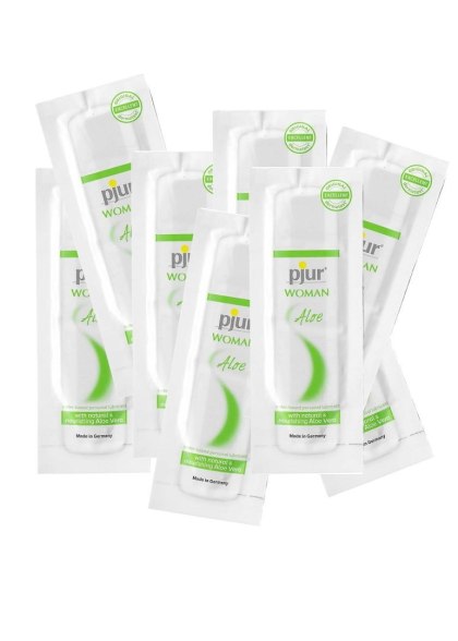 Pjur - Żel na bazie silikonu - pakiet 50 szt. po 1,5 ml - pjur Women Aloe waterbased lubricant