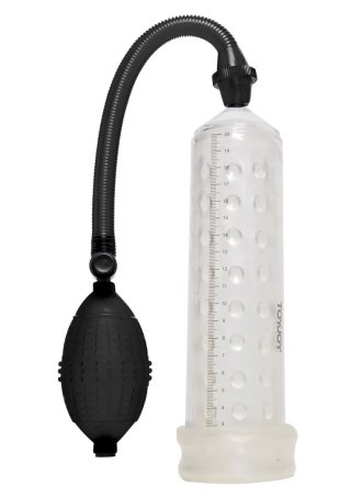 Pompka do penisa - Power Massage Pump with Sleeve Transparent
