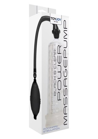 Pompka do penisa - Power Massage Pump with Sleeve Transparent