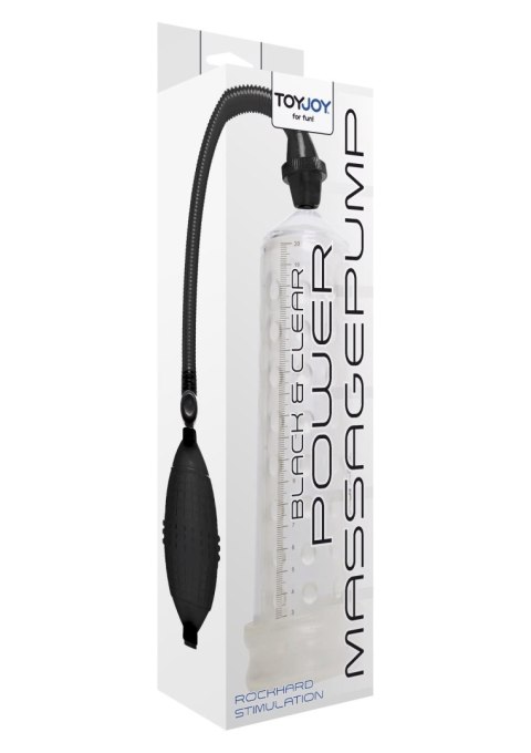 Pompka do penisa - Power Massage Pump with Sleeve Transparent Pompka do penisa - Power Massage Pump with Sleeve Transparent