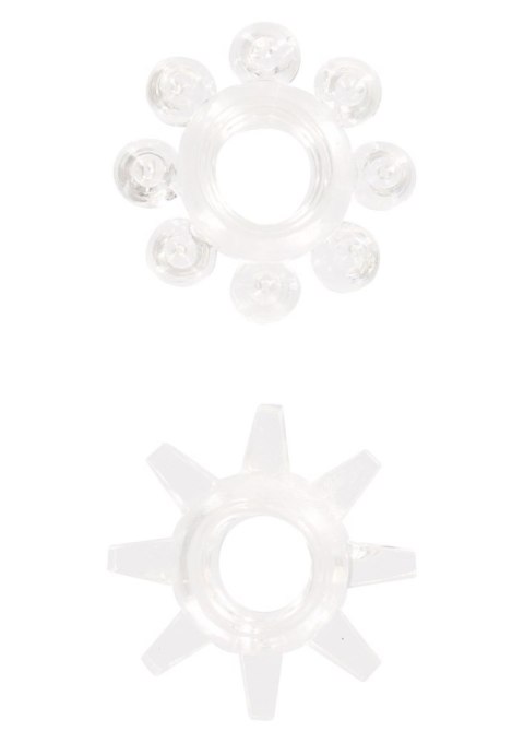 Zestaw 2 pierścieni - Power Stretchy Rings 2pcs Transparent Zestaw 2 pierścieni - Power Stretchy Rings 2pcs Transparent