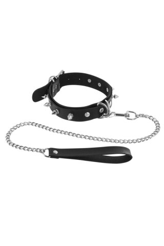 Obroża ze smyczą - SPICKE CHOKER
