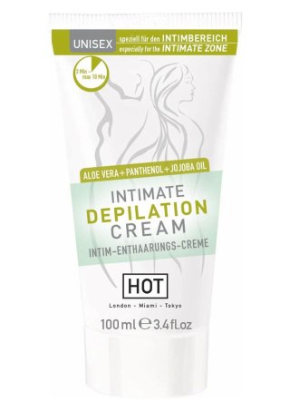 Hot - Krem do depilacji - Intimate Depilation Cream 100 ml