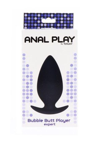 Korek analny - Bubble Butt Player Expert Black