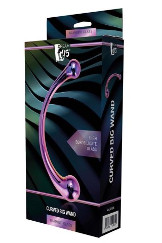 Dildo szklane - GLAMOUR GLASS CURVED BIG WAND