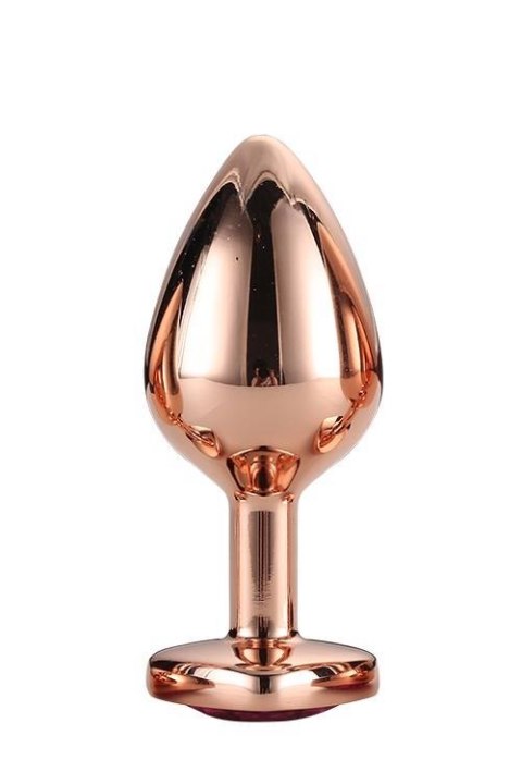 Korek analny z kryształkiem - GLEAMING LOVE ROSE GOLD PLUG MEDIUM Korek analny z kryształkiem - GLEAMING LOVE ROSE GOLD PLUG MEDIUM