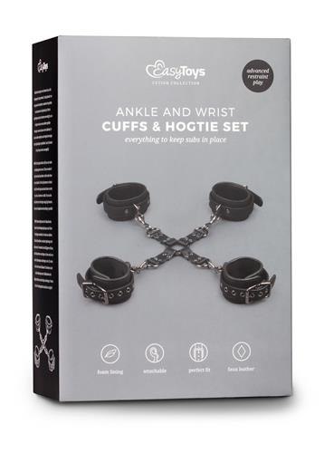 Kajdanki - Hogtie With Hand and Anklecuffs