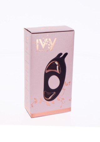 Pierścień z wibracją - Lotus C-Ring Black