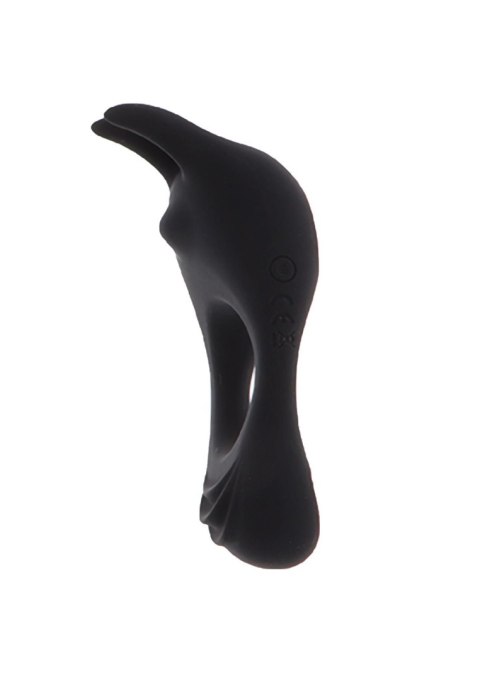 Pierścień z wibracją - Lotus C-Ring Black