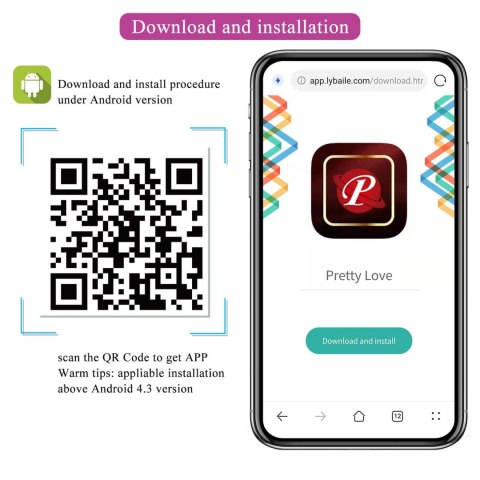 PRETTY LOVE - Abner, Mobile APP Long-distance Control 12 vibration functions PRETTY LOVE - Abner, Mobile APP Long-distance Control 12 vibration functions