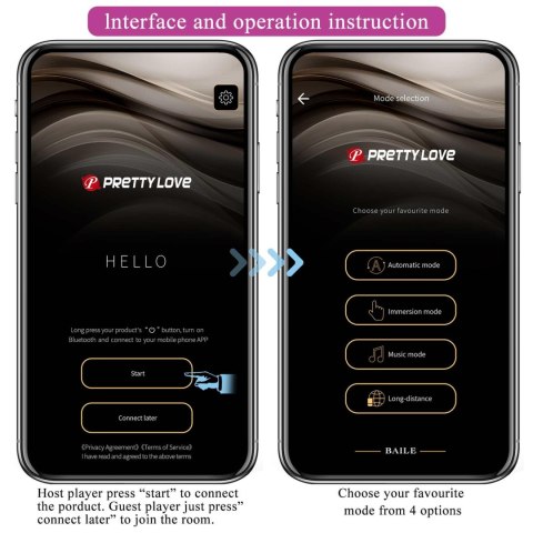PRETTY LOVE - Abner, Mobile APP Long-distance Control 12 vibration functions PRETTY LOVE - Abner, Mobile APP Long-distance Control 12 vibration functions