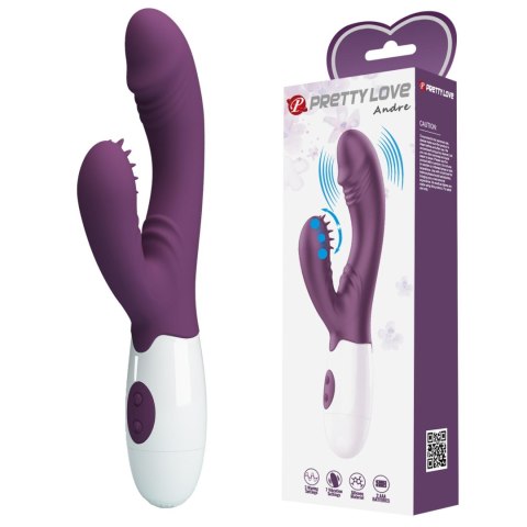 PRETTY LOVE - Andre purple, 3 waving modes 7 vibration functions PRETTY LOVE - Andre purple, 3 waving modes 7 vibration functions