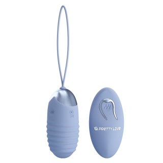 Jajko sterowane pilotem - JESSICA Dream chaser 3, Blue, Wireless remote control 12 vibration functions