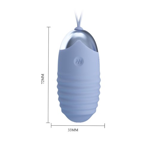 Jajko sterowane pilotem - JESSICA Dream chaser 3, Blue, Wireless remote control 12 vibration functions Jajko sterowane pilotem - JESSICA Dream chaser 3, Blue, Wireless remote control 12 vibration functions