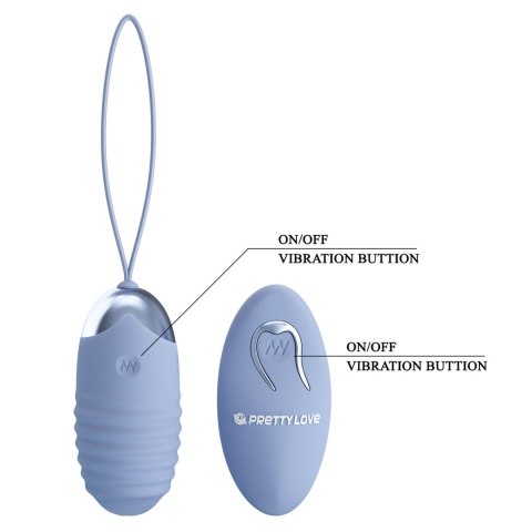Jajko sterowane pilotem - JESSICA Dream chaser 3, Blue, Wireless remote control 12 vibration functions Jajko sterowane pilotem - JESSICA Dream chaser 3, Blue, Wireless remote control 12 vibration functions