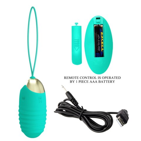 Jajko sterowane pilotem - JESSICA Dream chaser 3, Green, Wireless remote control 12 vibration functions Jajko sterowane pilotem - JESSICA Dream chaser 3, Green, Wireless remote control 12 vibration functions