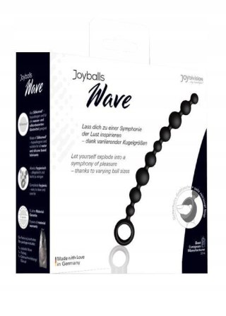 Koraliki analne - Joyballs anal Wave, long, black