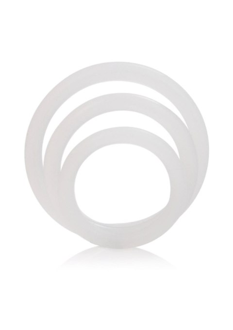 Zestaw 3 pierścieni erekcyjnych - Silicone Support Rings Transparent Zestaw 3 pierścieni erekcyjnych - Silicone Support Rings Transparent