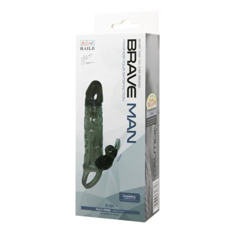 BAILE - BRAVE MAN SMOKE 5,91"" MULTI-SPEED vibration BAILE - BRAVE MAN SMOKE 5,91"" MULTI-SPEED vibration