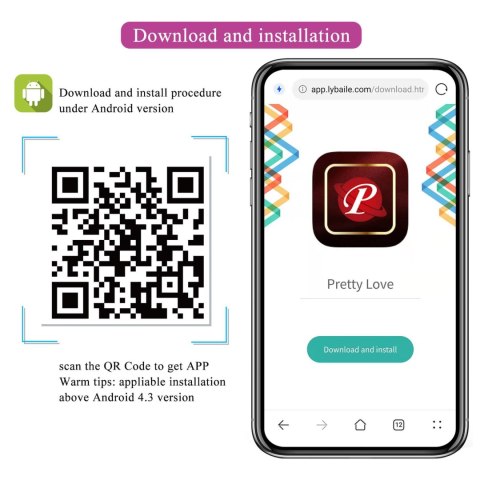 PRETTY LOVE - Catalina, 12 vibration functions Mobile APP Long-distance Control PRETTY LOVE - Catalina, 12 vibration functions Mobile APP Long-distance Control
