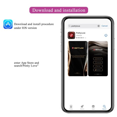 PRETTY LOVE - Catalina, 12 vibration functions Mobile APP Long-distance Control PRETTY LOVE - Catalina, 12 vibration functions Mobile APP Long-distance Control