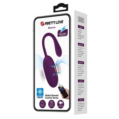 PRETTY LOVE - Doreen, 12 vibration functions 3 electric shock functions Mobile APP Long-distance Control PRETTY LOVE - Doreen, 12 vibration functions 3 electric shock functions Mobile APP Long-distance Control