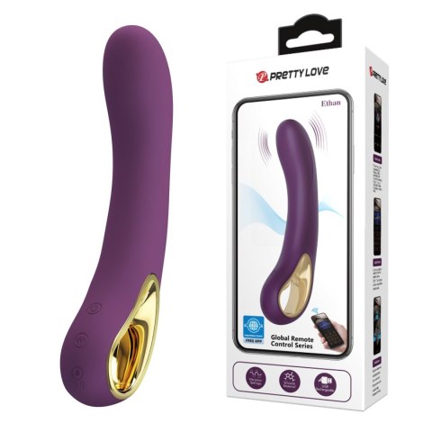 PRETTY LOVE - Ethan purple, 12 vibration functions Mobile APP Long-distance Control PRETTY LOVE - Ethan purple, 12 vibration functions Mobile APP Long-distance Control