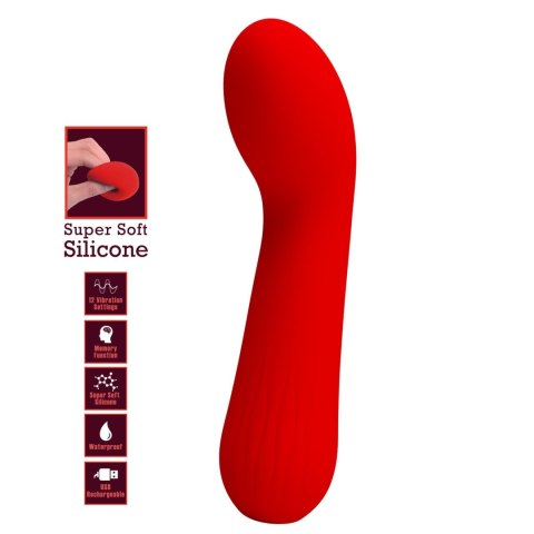 PRETTY LOVE - Faun Red, 12 vibration functions Memory function PRETTY LOVE - Faun Red, 12 vibration functions Memory function