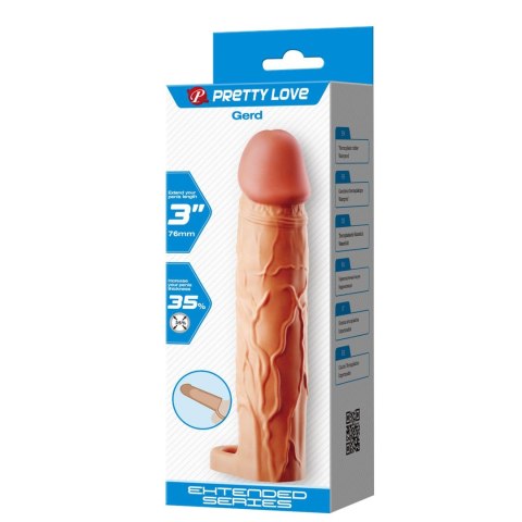 PRETTY LOVE - Gerd Flesh, Extend your penis lenghth 3'' (76mm) PRETTY LOVE - Gerd Flesh, Extend your penis lenghth 3'' (76mm)