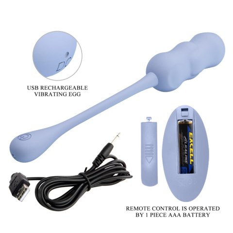 PRETTY LOVE - LESHY Dream Chaser 4, Blue, 12 vibration functions Wireless remote control PRETTY LOVE - LESHY Dream Chaser 4, Blue, 12 vibration functions Wireless remote control