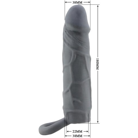 PRETTY LOVE - Realistic Penis Sleeve, TPR PRETTY LOVE - Realistic Penis Sleeve, TPR
