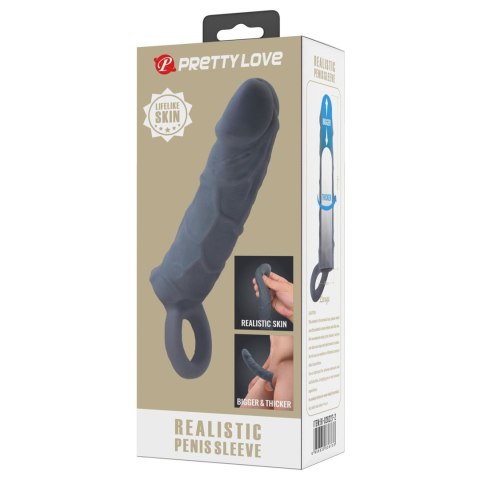 PRETTY LOVE - Realistic Penis Sleeve, TPR PRETTY LOVE - Realistic Penis Sleeve, TPR