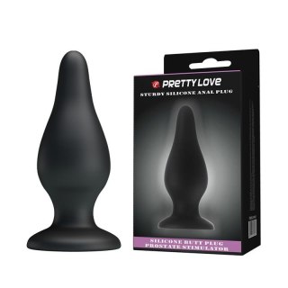 Korek analny - SILICONE BUTT PLUG ANAL, PROSTATE STIMULATOR